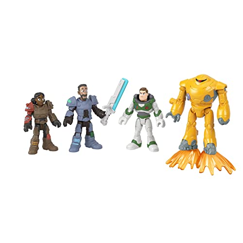 Imaginext Disney Pixar LightyearJr. ZAP Patrol Multipack, Figurenset mit 4 Posen