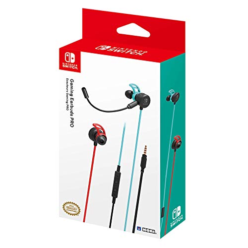 HORI Gaming Earbuds Pro con mezclador para Nintendo Switch