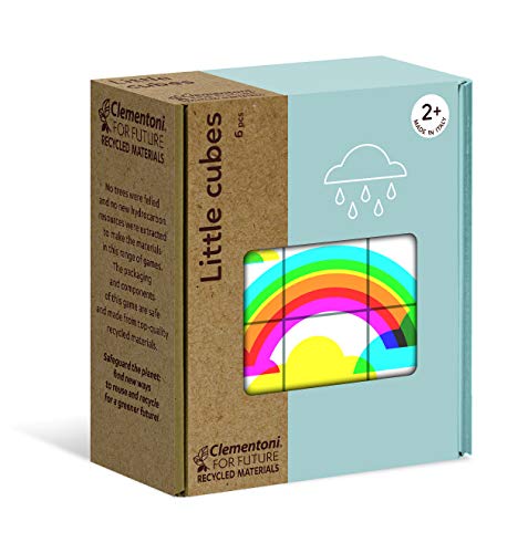 Clementoni-16225-Little Cubes-sur nel Cielo, Würfel für Kinder, Mehrfarbig,