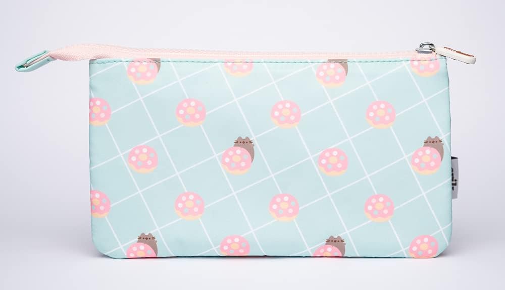 Grupo Erik - Pusheen Foodie Collection Triple Pocket Pencil Case, Blue