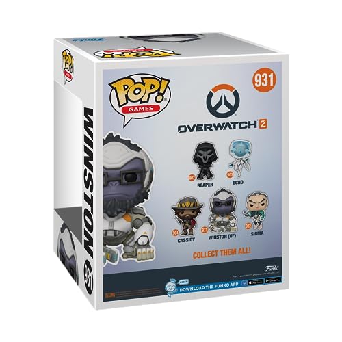 Funko POP! Super: OverWatch 2 – Winston – Overwatch 2 – Vinyl-Sammelfigur