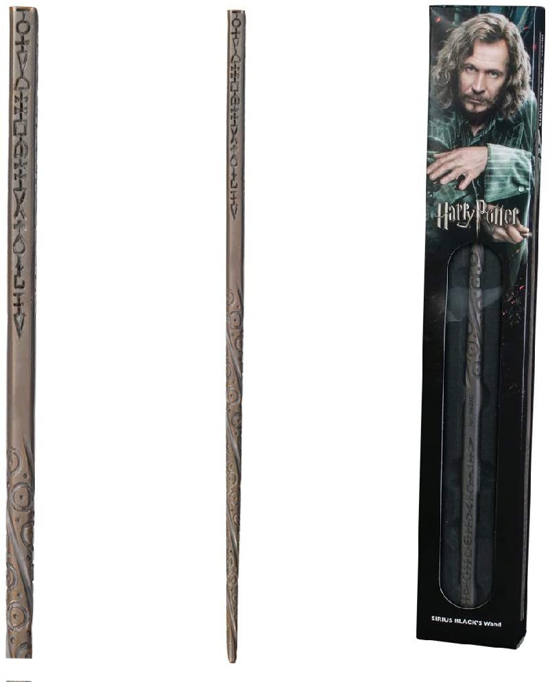 Noble Collection Sirius Black Standard-Zauberstab in Fensterbox – 39 cm (15 Zoll) Replik der Zauberwelt