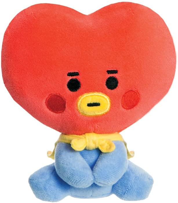 AURORA, 61481, BT21 Official Merchandise, Baby TATA Sitting Doll 5In, Soft Toy,