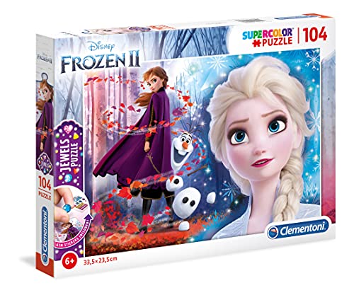 Clementoni 20164, Disney Frozen 2 Jigsaw Puzzle for Children - 104 Pieces, Ages