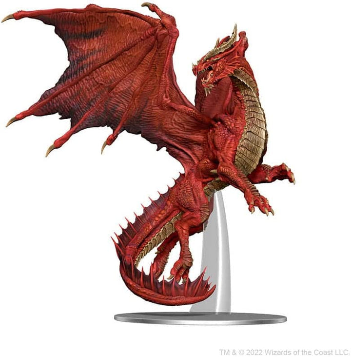 D&amp;D Nolzurs wunderbare unbemalte Miniaturen: Erwachsener roter Drache