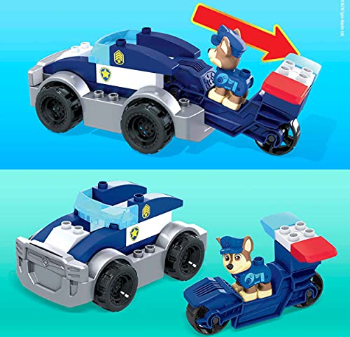 Mega Bloks Paw Patrol The Movie: Chase&#39;s City Police Cruiser Set