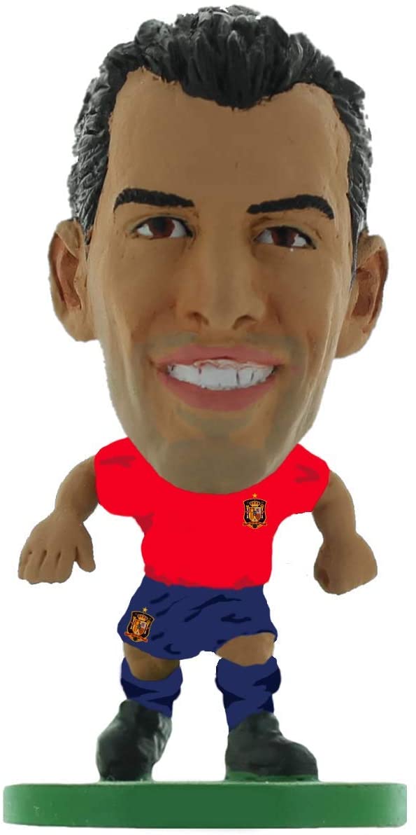 SoccerStarz Spanien Sergio Busquets Heimtrikot/Figuren