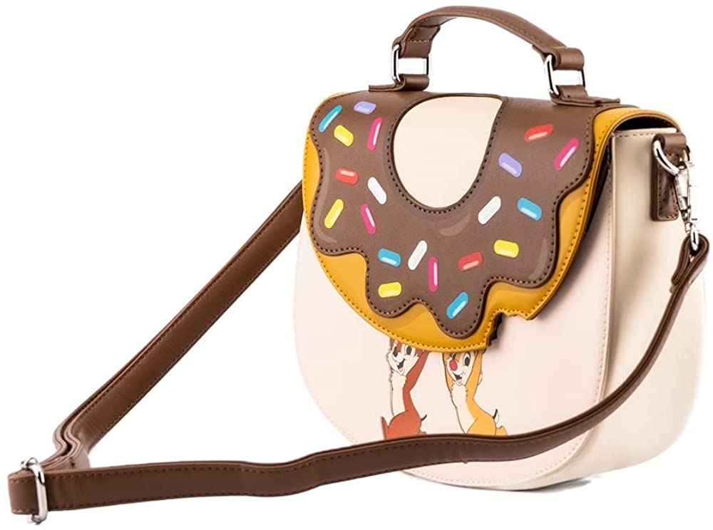 Loungefly Disney Chip and Dale Donut Snatchers Crossbody Bag