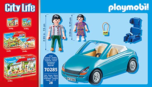 Playmobil 70285 City Life Papà e bambino con decappottabile