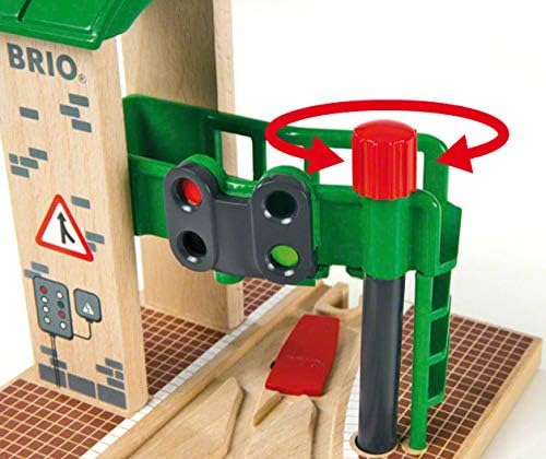 BRIO World Train Signal Station for Kids Age 3 Years Up - Compatible with all BRIO Railway Sets & Accessories