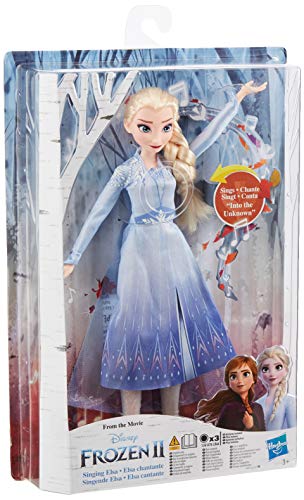 Frozen Singing Elsa Fashion Doll mit Musik im blauen Kleid