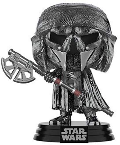 Star Wars: The Rise of Skywalker Knight of Ren KOR (Lange Axt, Hämatit) Chrome Funko 47251 Pop! Vinyl #325