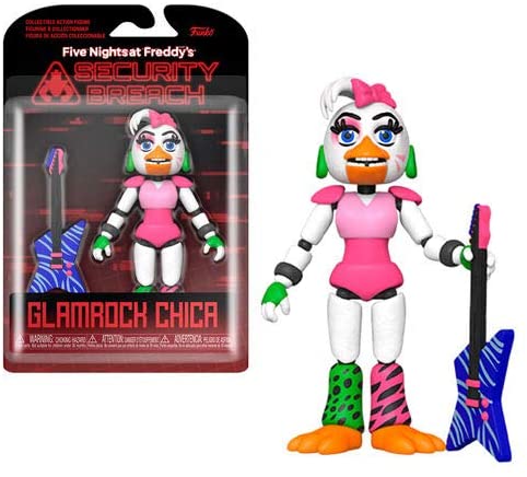 Cinq nuits à Freddy&#39;s Security Breach Glamarock Chica Funko 47491 Figurine articulée