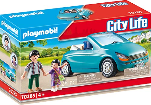 Playmobil 70285 City Life Dad and Child with Convertible