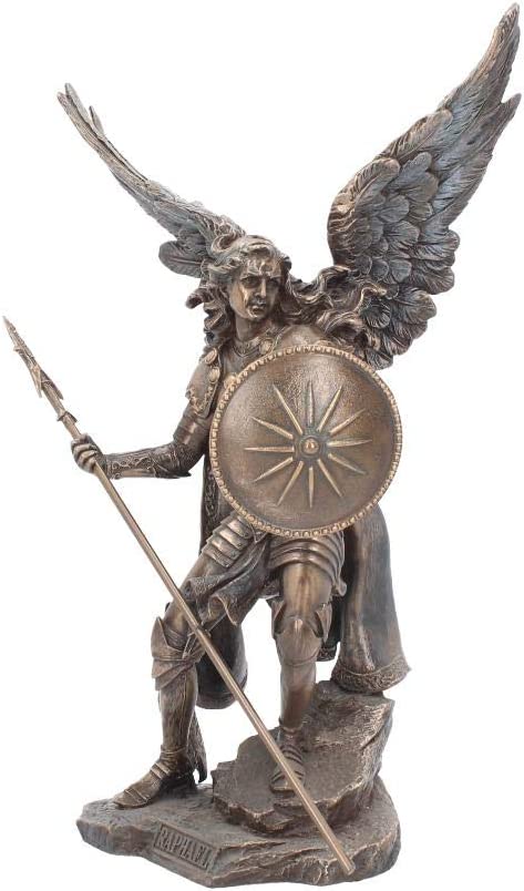 Nemesis Now Erzengel Raphael Figur 40 cm Bronze