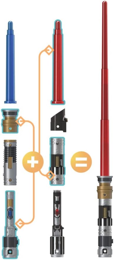 Star Wars Lightsaber Forge Obi-Wan Kenobi Elektronisches ausziehbares blaues Lichtschwert