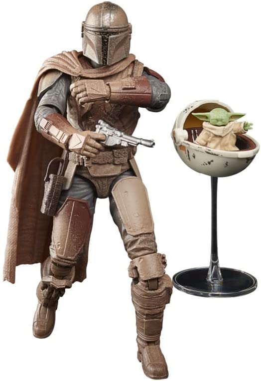 Star Wars The Black Series The Mandalorian und Grogu (Arvala-7) Spielzeug im 15-cm-Maßstab