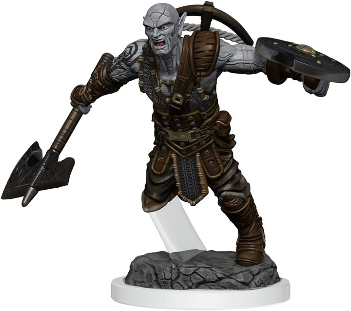 Wizkids D&amp;D Nolzurs Marvelous Earth Genasi Fighter Unbemalte Miniaturen