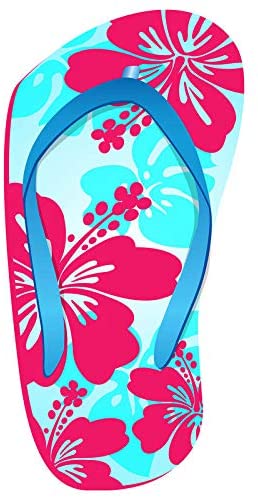 Rundes Flip-Flop-Strandtuch aus Mikrofaser