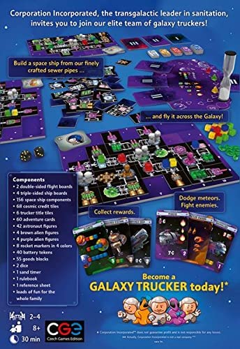 Czech Games Edition | Galaxy Trucker Relaunched | Board Game | Ages 10+ | For 2