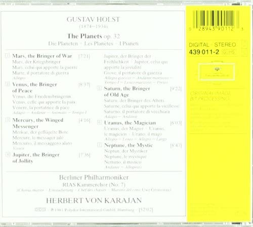 Holst: The Planets - Gustav Holst [Audio CD]