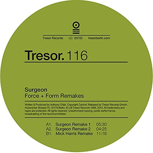 Surgeon - Force and Form Remakes [12" VINYL]