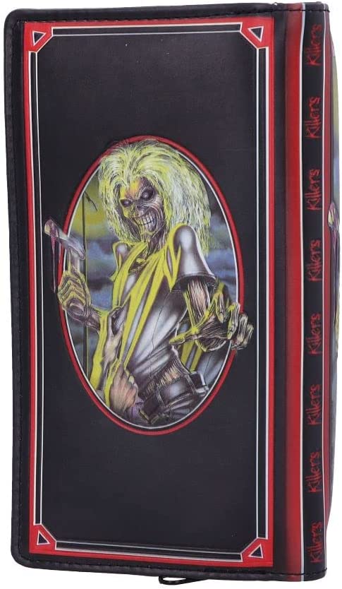 Nemesis Now Officially Licensed Iron Maiden Killers Embossed Purse, Black, 18.5c