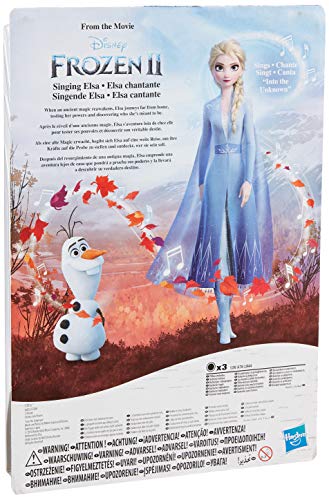 Frozen Singing Elsa Fashion Doll mit Musik im blauen Kleid