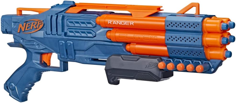 Nerf Elite 2.0 Ranger PD-5 Blaster, 5 Läufe, 10 Nerf Elite Darts, einfach