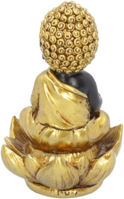 Nemesis Now Baby Buddha Backflow Incense Burner 10.3cm, Gold