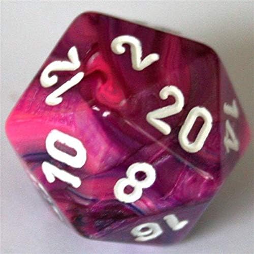 Chessex Chx27457 Dice-Festive Violet/White Set