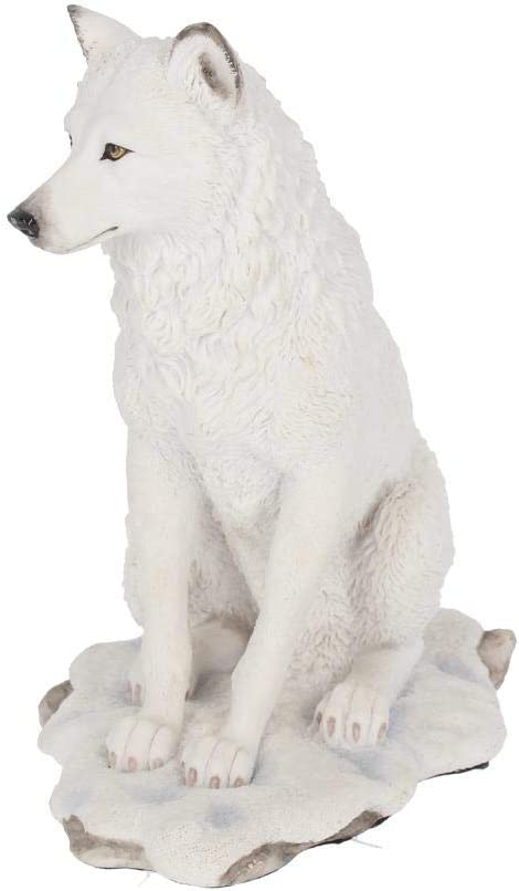 Nemesis Now Ghost Wolf Figurine 24cm White