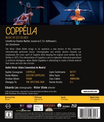 Delibes: Coppelia [Victor Ullate Ballet Communidad de Madrid, Eduardo Lao] [2014] [Region Free] - [Blu-Ray]