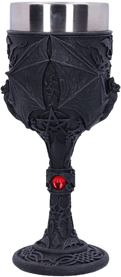 Nemesis Now Dark Fang Kelch 18,5 cm, Schwarz