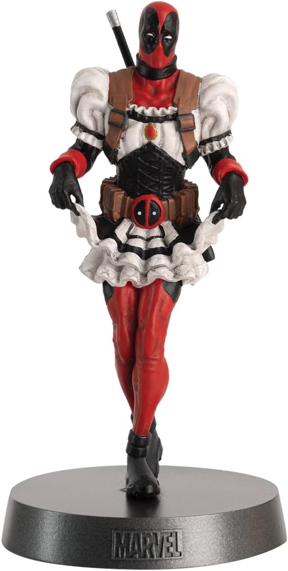 Eaglemoss Collections Marvel - Deadpool as a French Maid Marvel Comics Figurine