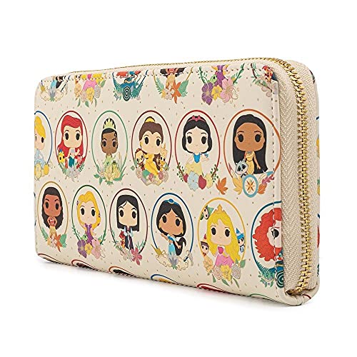 Loungefly Disney Princess Circles Zip Around Wallet WDWA1726