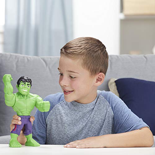 Playskool Heroes Marvel Super Hero Adventures Mega Mighties Hulk Action Figure da collezione da 10 pollici