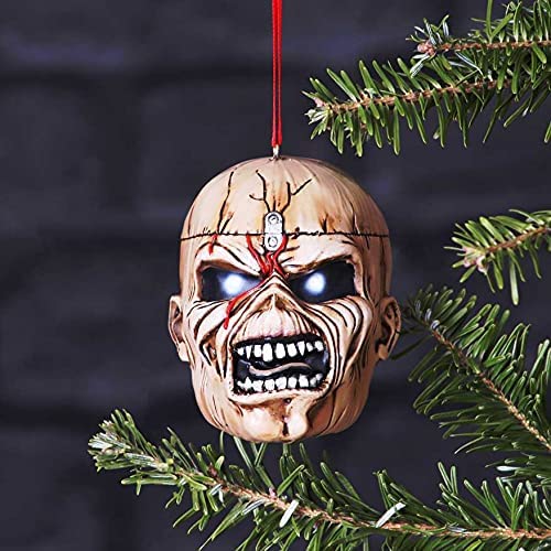 Nemesis Now Iron Maiden Trooper Eddie Hanging Ornament 7.5cm, Beige