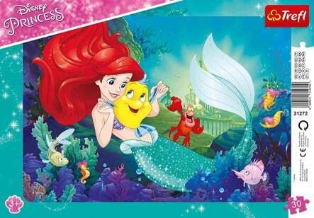 AB Gee 916 31272 EA 30Pcs Frame-Disney Ariel, rojo