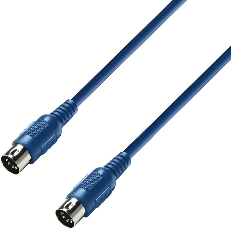 Adam Hall 3 Star Series 3 m MIDI-Kabel – Blau