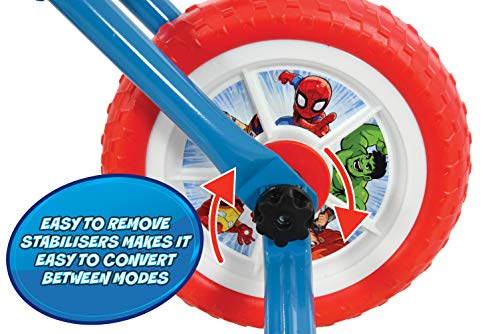 Disney Unisex-Youth Marvel Superhero Switch It Multi Character 2in1 10" Training