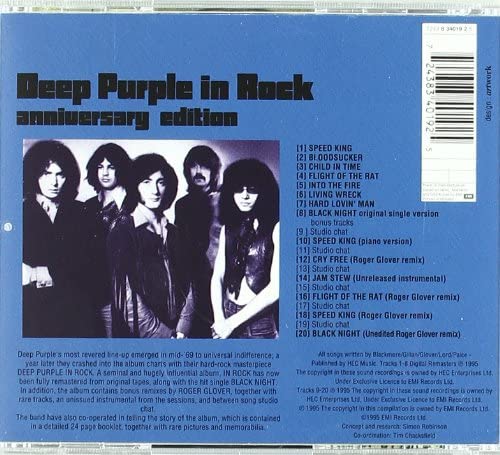 Deep Purple - Deep Purple In Rock - Anniversary Edition [Audio CD]