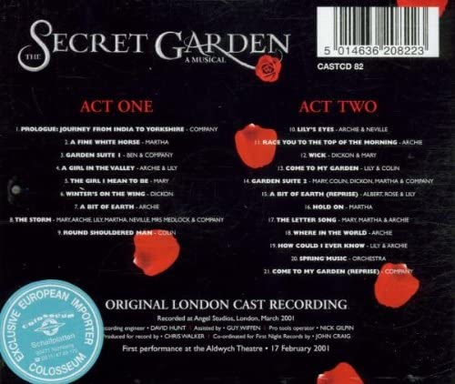 The Secret Garden (Originalaufnahme der Londoner Besetzung) [Audio-CD]