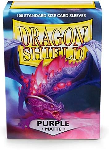 Dragon Shield 11009 Matte Purple Standard Sleeves (100 Sleeves)