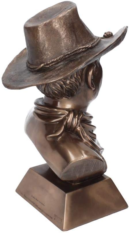 Nemesis Now John Wayne Bust Figurine 40cm Bronze, Resin