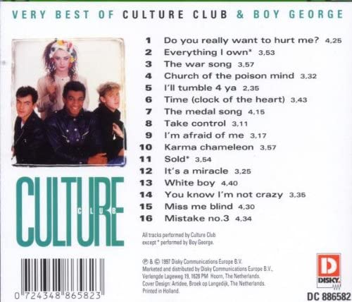 Very Best Of Culture Club &amp; Boy George [Audio-CD]