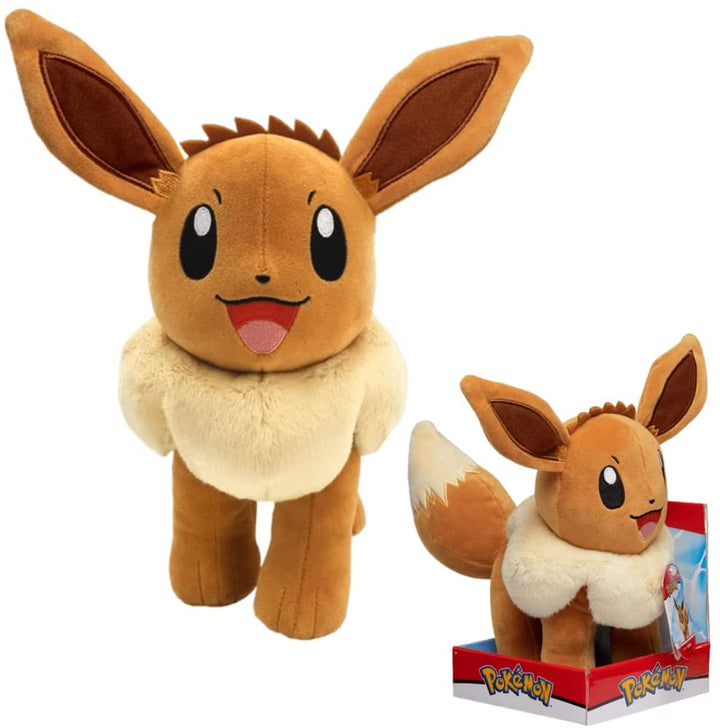 Pokemon PoKeMoN 95257E BO37959, Evoli (30 cm), realistisch gestaltet, Super Sof