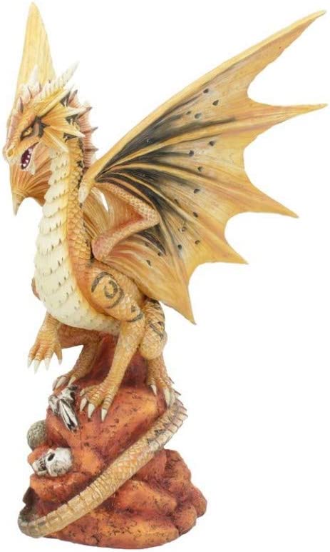 Nemesis Now Adult Desert Dragon Anne Stokes 24.5cm Figurine, Resin, Yellow, One