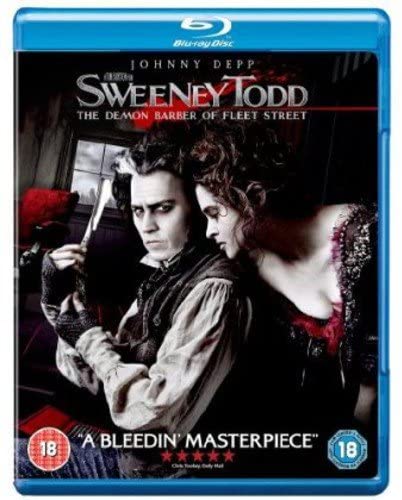 Sweeney Todd: The Demon Barber Of Fleet Street [2008] [Region Free] – Musical/Drama [Blu-ray]