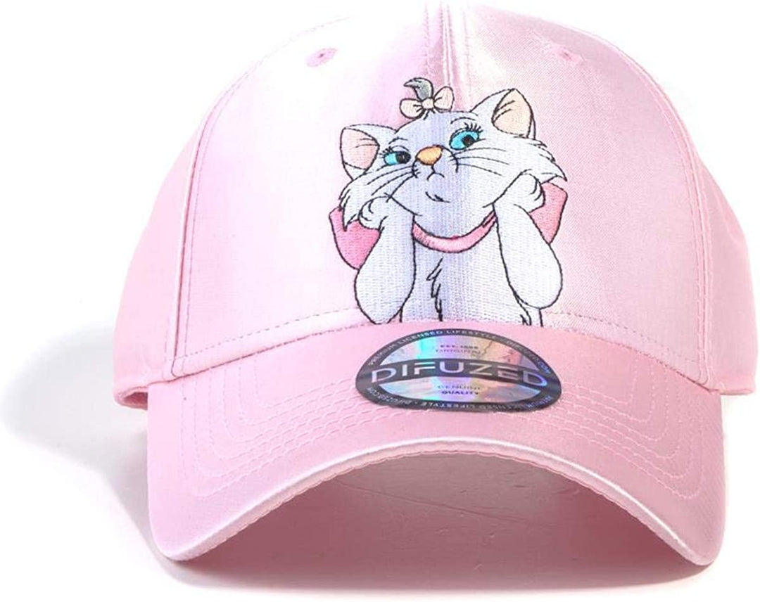 Disney - Marie - Satin Nylon Curved Bill Cap Beige